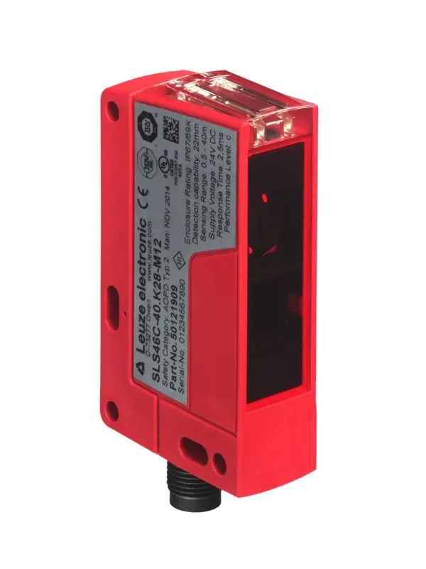 Produktfoto 1 von Leuze 46C Lichtvorhang Einstrahl-Sicherheitsvorrichtung Typ EN ISO 13849, IEC/EN 62061, IEC/EN 61496, C22.2 No.14-13, EN