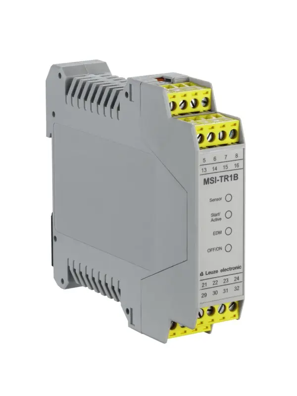 Produktfoto 1 von Leuze MSI-TB Sicherheitsrelais 24V 1 Sicherheitskontakte Sicherheitsrelais