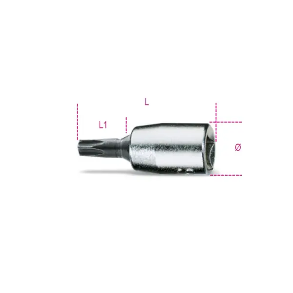 Produktfoto 1 von BETA Buchse Innensechsrund x 28mm