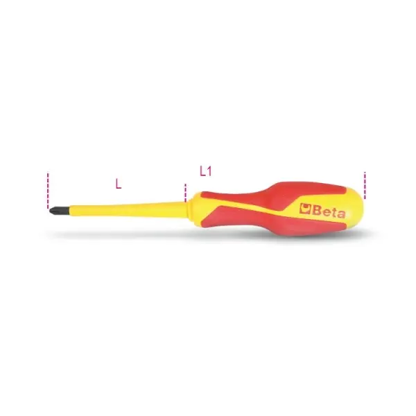 Produktfoto 1 von BETA VDE 1000V zugelassen PZ1, 187 mm / Klinge 80 mm