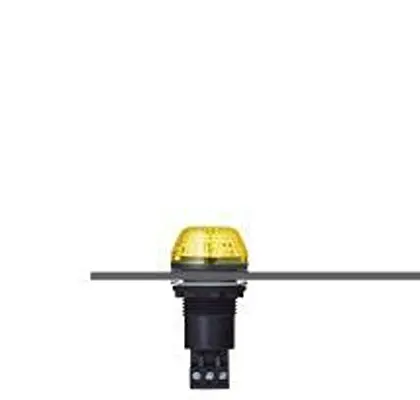 Produktfoto 1 von AUER Signal M22 Series LED Blinkend, Dauer Signalleuchte Gelb, 12 V