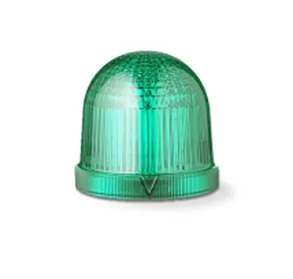 Produktfoto 1 von AUER Signal T Series LED Multi-Stroboskop Signalleuchte Grün, 24 V AC/DC
