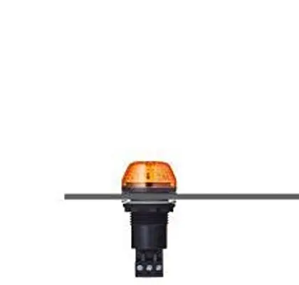 Produktfoto 1 von AUER Signal M22 Series LED Blinkend, Dauer Signalleuchte Orange, 12 V