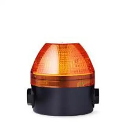 Produktfoto 1 von AUER Signal N LED Stroboskop Signalleuchte 48V Orange Horizontal, Ø 92 mm x 133 mm IP65, IP67