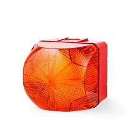 Produktfoto 1 von AUER Signal Q Series LED Blinkend, Dauer Signalleuchte Orange, 24 → 48 V