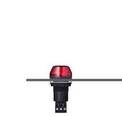 Produktfoto 1 von AUER Signal M22 Series LED Stroboskop Signalleuchte Rot, 12 V AC/DC
