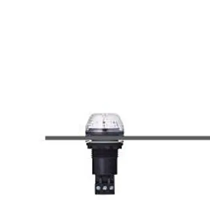 Produktfoto 1 von AUER Signal M22 LED Dauer, Filament/Warnsummer Signalleuchte 120V Klar Panel, Ø 30 mm x 6 mm IP65