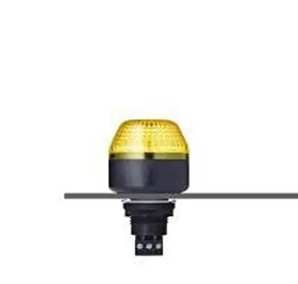 Produktfoto 1 von AUER Signal M22 Series LED Blinkend, Dauer Signalleuchte Gelb, 24 V
