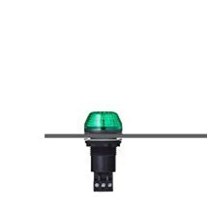 Produktfoto 1 von AUER Signal M22 Series LED Blinkend, Dauer Signalleuchte Grün, 12 V