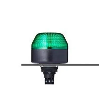 Produktfoto 1 von AUER Signal M22 LED Dauer, Filament/Warnsummer Signalleuchte 120V Grün x 76 mm IP65