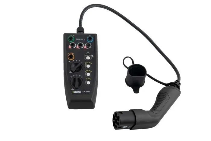 Produktfoto 1 von Chauvin Arnoux CA6652 EV-Ladegeräte-Prüfadapter Typ 2