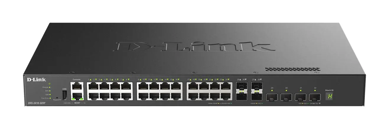 Produktfoto 1 von D-Link DXS-3410-32XY/E Netzwerk Switch 32-Port Managed EU