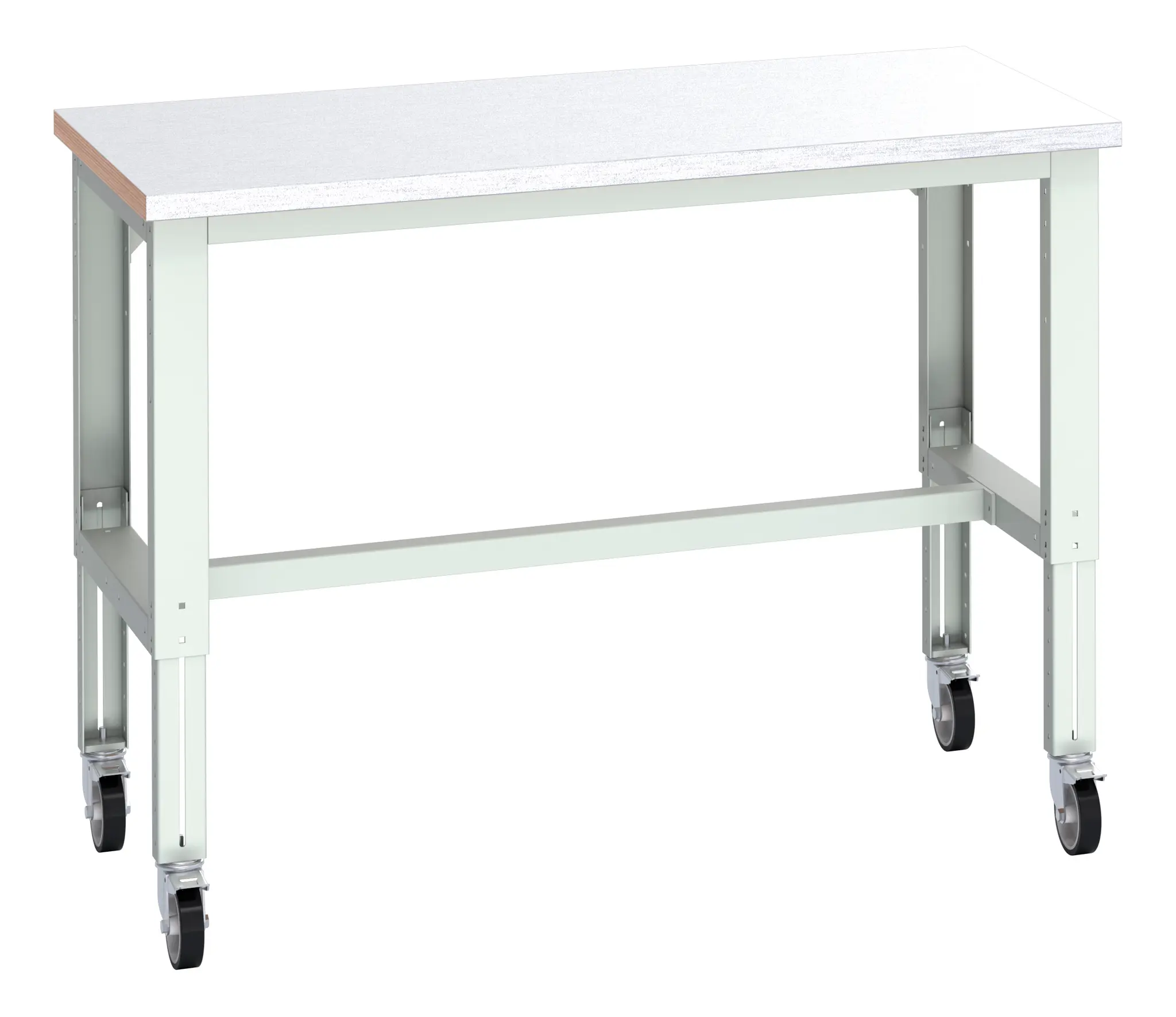 Produktfoto 1 von Bott 41003687.16V Tragbar Stahlblech Werkbank Einstellbare Höhe L. 1500 mm B. 75 mm H. 1140 mm, Traglast 300kg