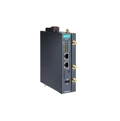 Produktfoto 1 von MOXA AIG-302 IoT-Gateway Armv7 Cortex-A7 2GB, 2 COM-Ports, DDR3 RAM