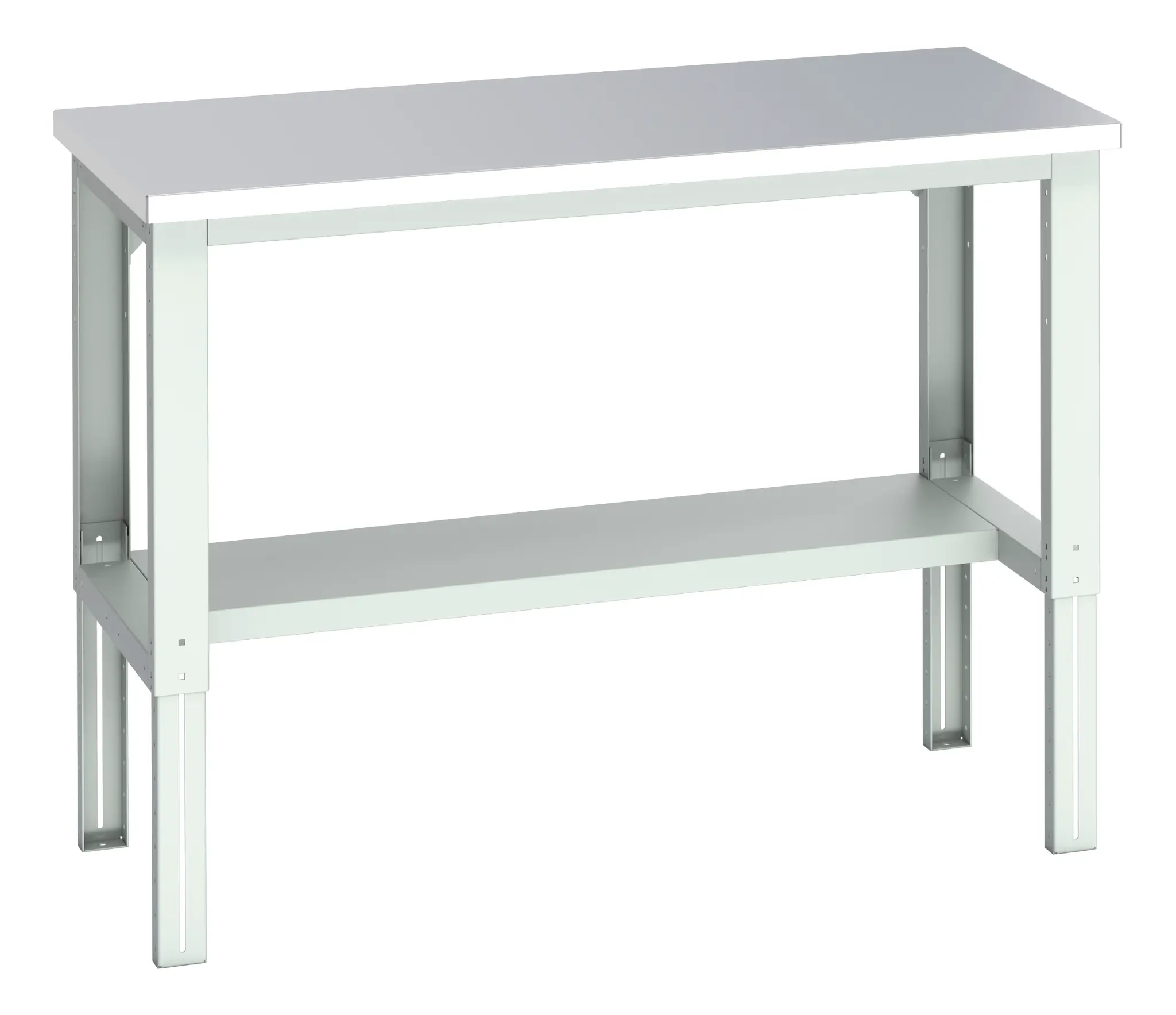 Produktfoto 1 von Bott 41003656.16V Tragbar Stahlblech Werkbank Einstellbare Höhe L. 1500 mm B. 75 mm H. 1140 mm, Traglast 450kg