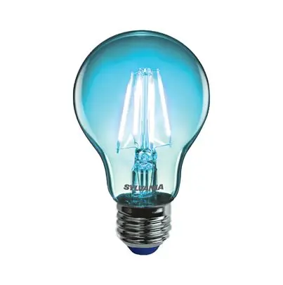 Produktfoto 1 von Sylvania ToLEDo Retro Chroma A60 Blue E27 SL LED-Birne Birnenförmig 4 W / 230V E27 Sockel Blau