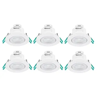 Produktfoto 1 von Sylvania Spotlight und Downlight, LED, Strahler 87 mm 45.5 mm, 4.8 W / 240 V 3000 k