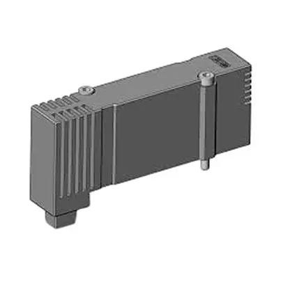 Produktfoto 1 von SMC Serie SY5000 SY50M-26-1A Aluminium Endplatte Ventil 3-Stationen Anschluss NPT