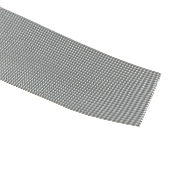 Produktfoto 1 von 3M 3355 Flachbandkabel , 10-adrig, Raster 0.64mm Nicht abgeschlossen, Anschluss A offenes Ende
