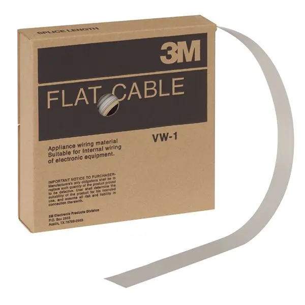 Produktfoto 1 von 3M 3749 Flachbandkabel , 50-adrig, Raster 0.64mm Nicht abgeschlossen, Anschluss A offenes Ende