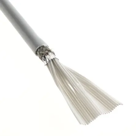 Produktfoto 1 von 3M HF659 Flachbandkabel Flach, Ummantelt, Rund abgeschirmt AWG, Raster 0.64 mm 14 275 ft