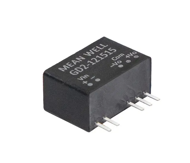MEAN WELL GD2 DC/DC-Wandler 2W 15 V DC IN, 15/-5V dc OUT / ±10 → 100mA Oberflächenmontage