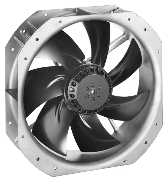 Produktfoto 1 von ebm-papst ac-Axiallüfter, 200 → 240 V / 83W, 280 x 280 x 80mm, 1700m³/h