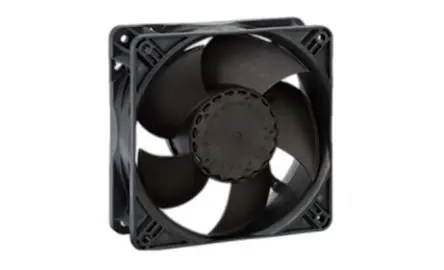 Produktfoto 1 von ebm-papst AxiACi120-00372 AC-Axialventilator, Kugel, 240V / 1.7 W 29 mA, 96 m³/h IP65 120 mm 120mm 38 mm