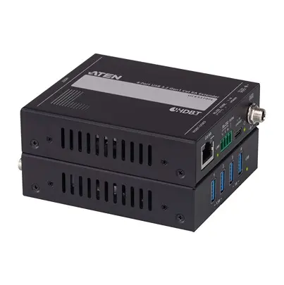 Produktfoto 1 von Aten USB-Extender, 100 m, USB 3.2, Unkomprimiertes USB 3.2 über Cat 6A-Kabel 4-Port