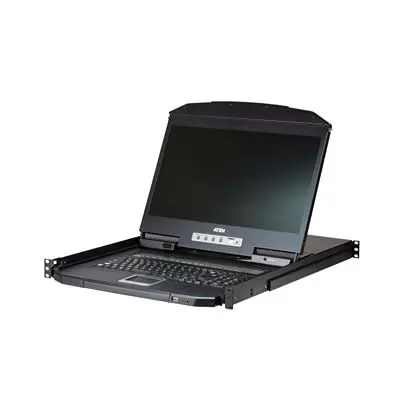 Produktfoto 1 von Aten KVM-Switch 8-Port VGA 1 Displays USB 3,5-mm-Audiobuchse 1366 x 768 pixel