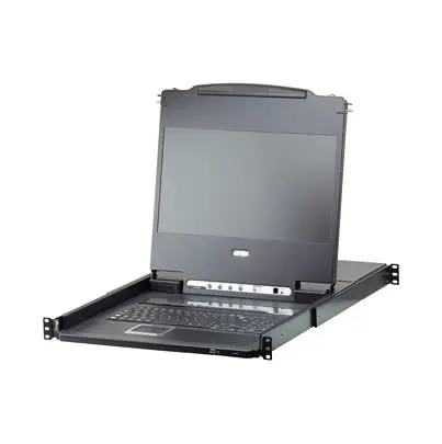 Produktfoto 1 von Aten KVM-Switch 8-Port DVI 2 Displays USB Mini-Stereo-Buchse (grün) 1920 x 1080 pixel