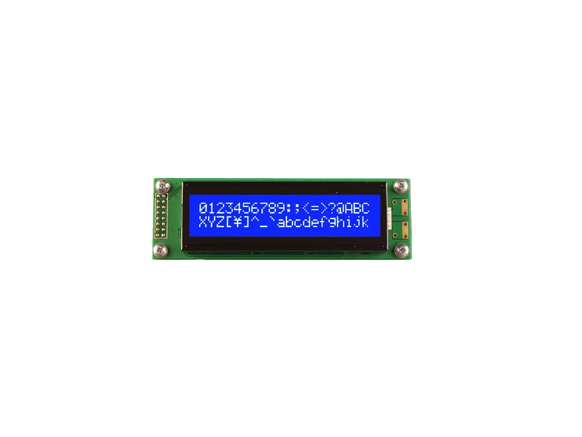 Produktfoto 1 von Midas MC22005A6W Monochrom LCD, LCD LED Weiß 2 x 20, Hintergrund Blau, Parallel Interface