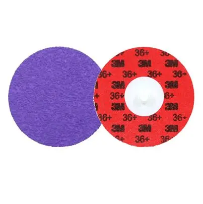 Produktfoto 1 von 3M 3M Cubitron 3 Roloc Durable Edge Disc 1184F Präzisionsgeformtes Keramikkorn Ø 75 mm Harz, Korngröße 50 36 200 pro