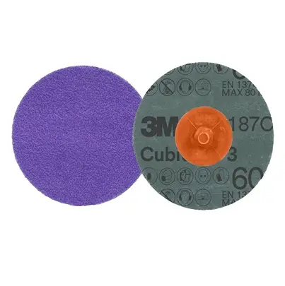 Produktfoto 1 von 3M Cubitron 3 Präzisionsgeformtes Keramikkorn Schleifscheibe Ø 50 mm, Korngröße 50 200 Per Pack