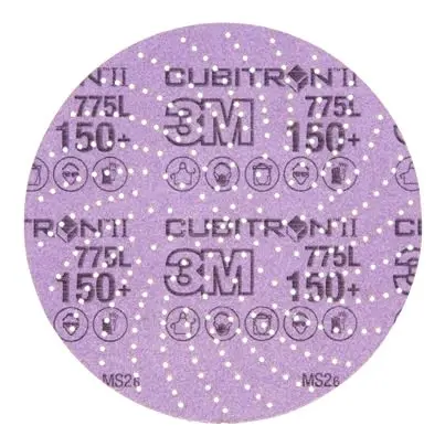 Produktfoto 1 von 3M 3M Xtract Präzisionskorn Schleifscheibe Klett-Schleifscheibe Ø 152.4 mm, Korngröße 50 150+ 250 per case