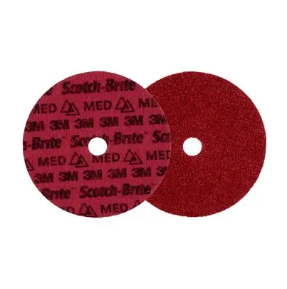 Produktfoto 1 von 3M Scotch-Brite Precision Surface Conditioning Discs Präzisionskorn Ø 178 mm, Korngröße P150 Mittel 25 pro Paket