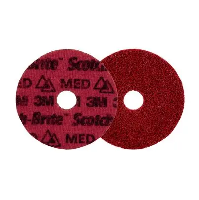 Produktfoto 1 von 3M Scotch-BriteTM Precision Präzisionskorn Ø 115 mm, Korngröße P150 Mittel 25 pro Paket