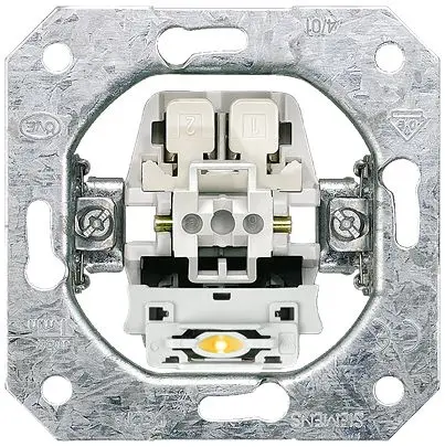 Produktfoto 1 von Siemens DELTA Schaltereinsatz 1-polig 10A 1-Weg 250V