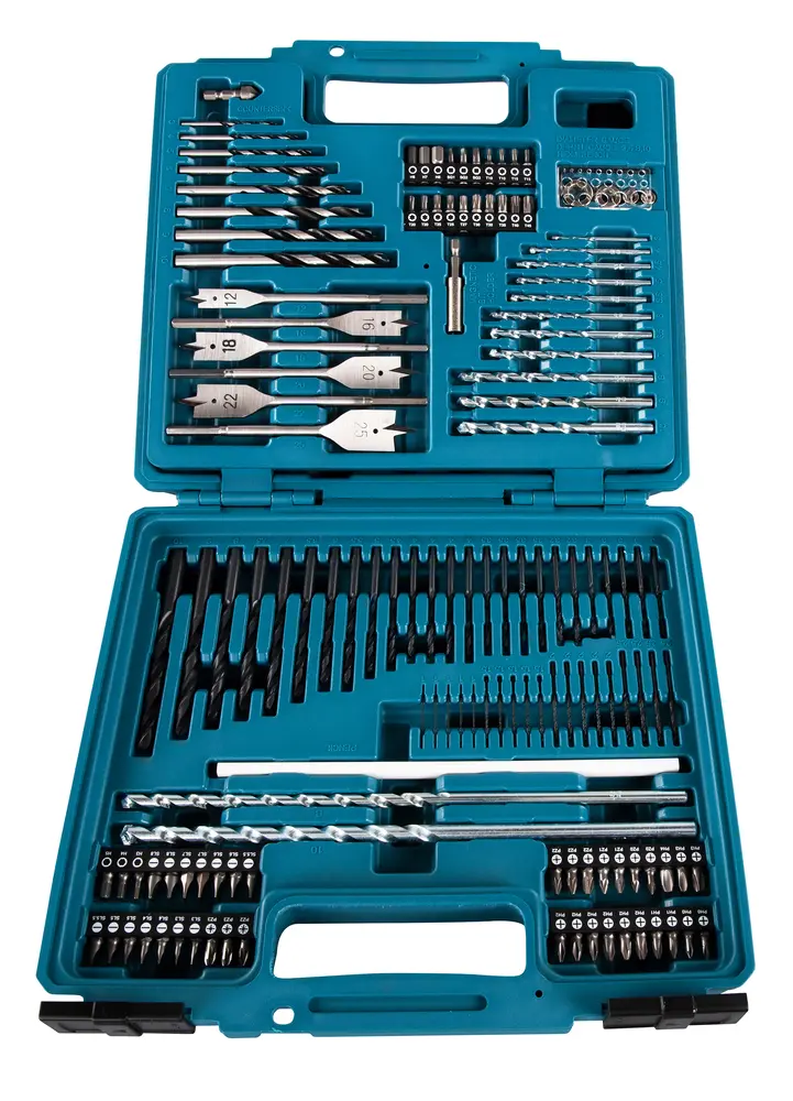 Produktfoto 1 von Makita Metall Satz 1 mm → 54 mm, 212-teilig für Metall, Holz