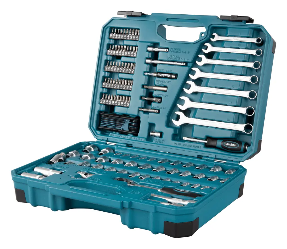 Produktfoto 1 von Makita Metall Schraube Satz 4 mm → 21 mm, 120-teilig für Mehrmaterial