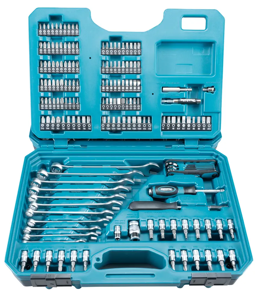 Produktfoto 1 von Makita Metall Schraube Satz 4 mm → 32 mm, 221-teilig