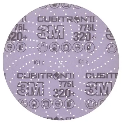 Produktfoto 1 von 3M 3M Xtract Cubitron II Film Disc 775L Keramik Schleifscheibe Klett-Schleifscheibe Ø 152.4 mm, Korngröße 50 320+ 250