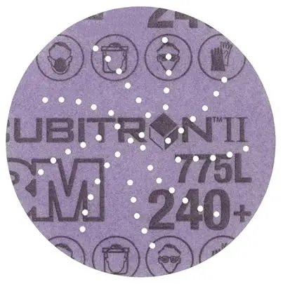 Produktfoto 1 von 3M 3M Xtract Cubitron II Film Disc 775L Keramik Schleifscheibe Schleifscheibe Ø 76.2 mm, Korngröße 50 240+ 250 pro Paket