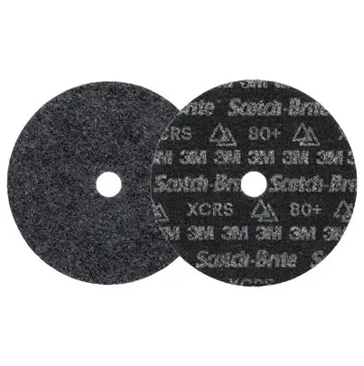 Produktfoto 1 von 3M Scotch-BriteTM Precision Heavy Duty Aluminiumbeschichtet Schleifscheibe Klett-Schleifscheibe Ø 7 Zoll, Korngröße 25