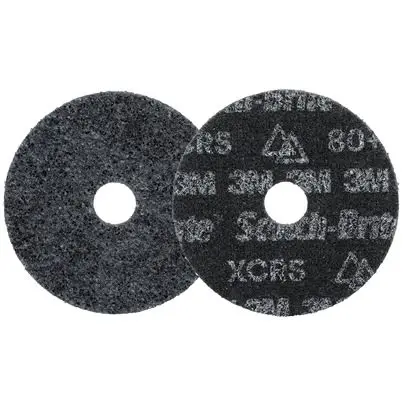 Produktfoto 1 von 3M Scotch-BriteTM Precision Heavy Duty Aluminiumbeschichtet Schleifscheibe Klett-Schleifscheibe Ø 4.5 Zoll, Korngröße 50