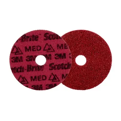Produktfoto 1 von 3M Scotch-Brite Precision Surface Conditioning Disc Keramik Ø 125 mm Harz, Korngröße 25 Mittel 100 Per Pack