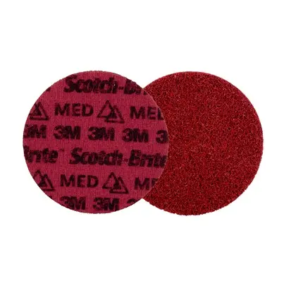 Produktfoto 1 von 3M Scotch-Brite Präzisionskorn Ø 125 mm, Korngröße 25 Mittel 25 Per Pack