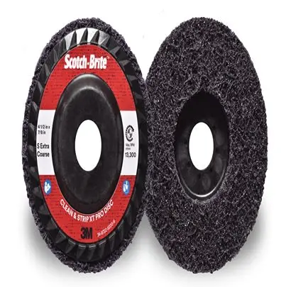 Produktfoto 1 von 3M Aluminiumbeschichtet Klebeband/PSA-Schleifscheibe Clean and Strip XT Pro Disc Ø 125 mm Extra Grob, Korngröße 10