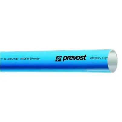 Produktfoto 1 von PREVOST Aluminium Druckluftrohr, 16.00 bar, 1.3 mm Außen-ø , 2.90 m, 80.00 °C max., Blau