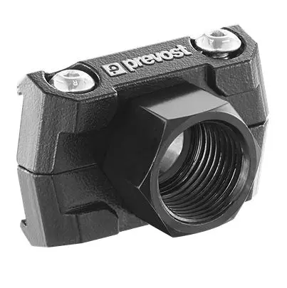 Produktfoto 1 von PREVOST Befestigungszubehör für pneumatisches Luftaufbereitungssystem 16 bar max. Aluminium 25 mm